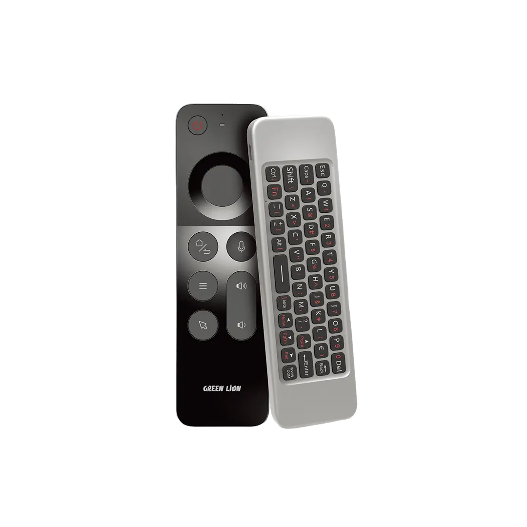 Green Lion 4 in 1 Wireless Remote With Keyboard - Black